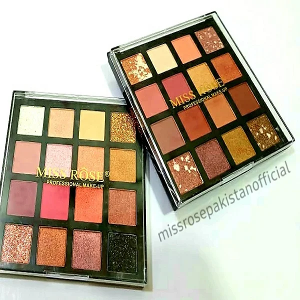 Miss Rose 16 Color Eye Palette - Setting A