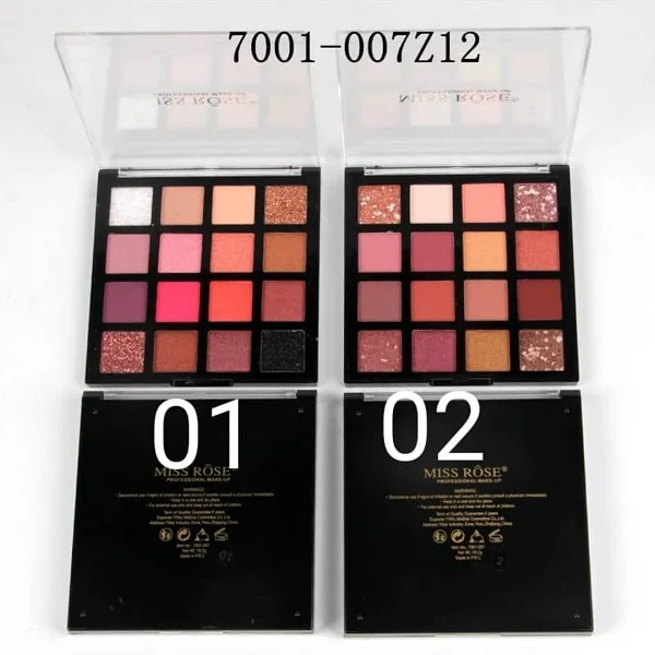 Miss Rose 16 Color Eye Palette - Setting A - Image 2
