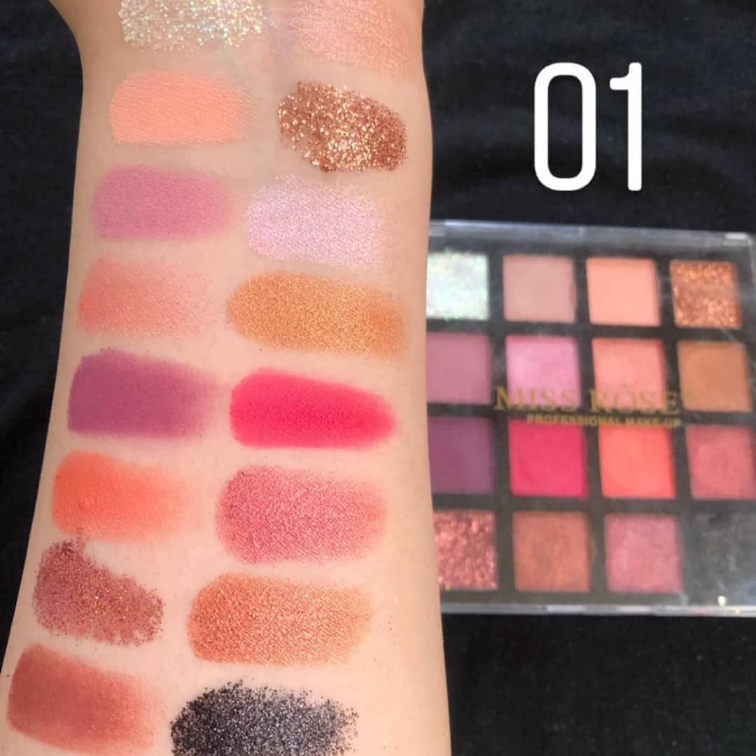 Miss Rose 16 Color Eye Palette - Setting A - Image 3