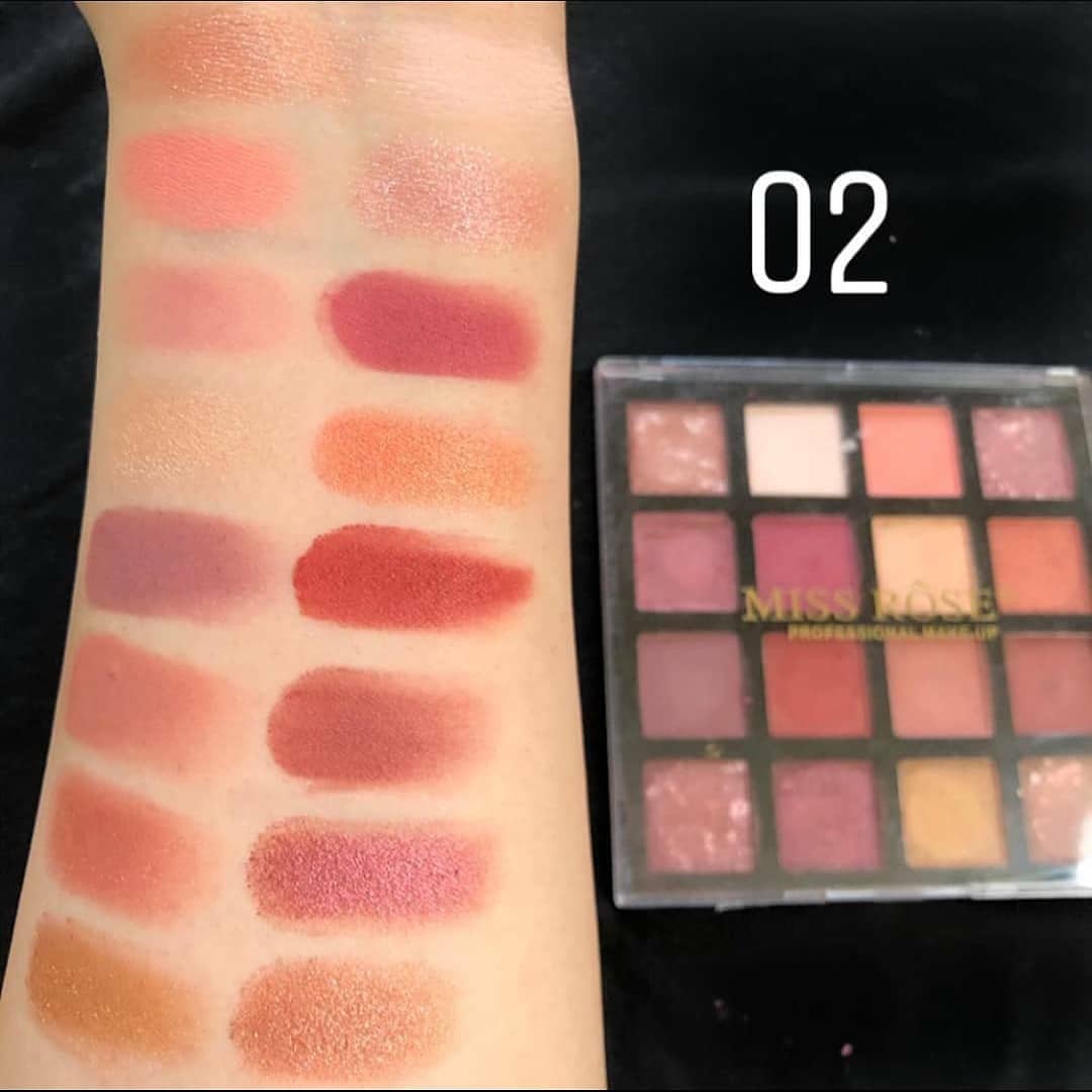 Miss Rose 16 Color Eye Palette - Setting A - Image 4