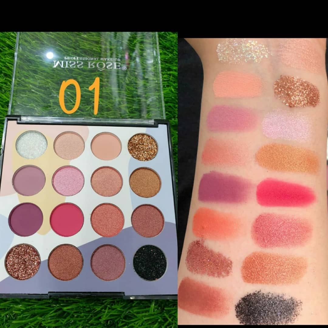 Miss Rose 16 Color Eye Palette - Setting B - Image 3
