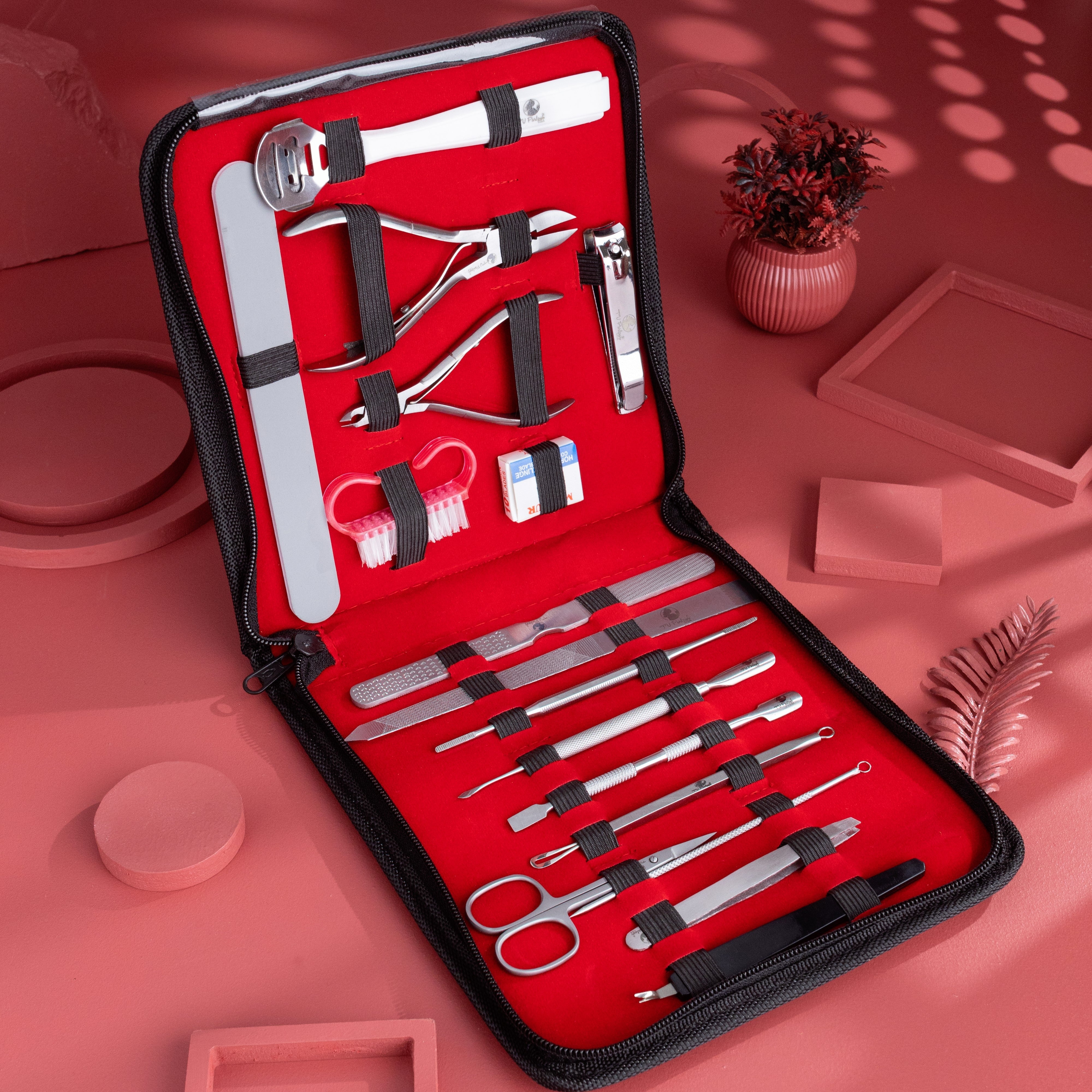 Tv Parlour 17 Pcs Professional Manicure & Pedicure Set #01