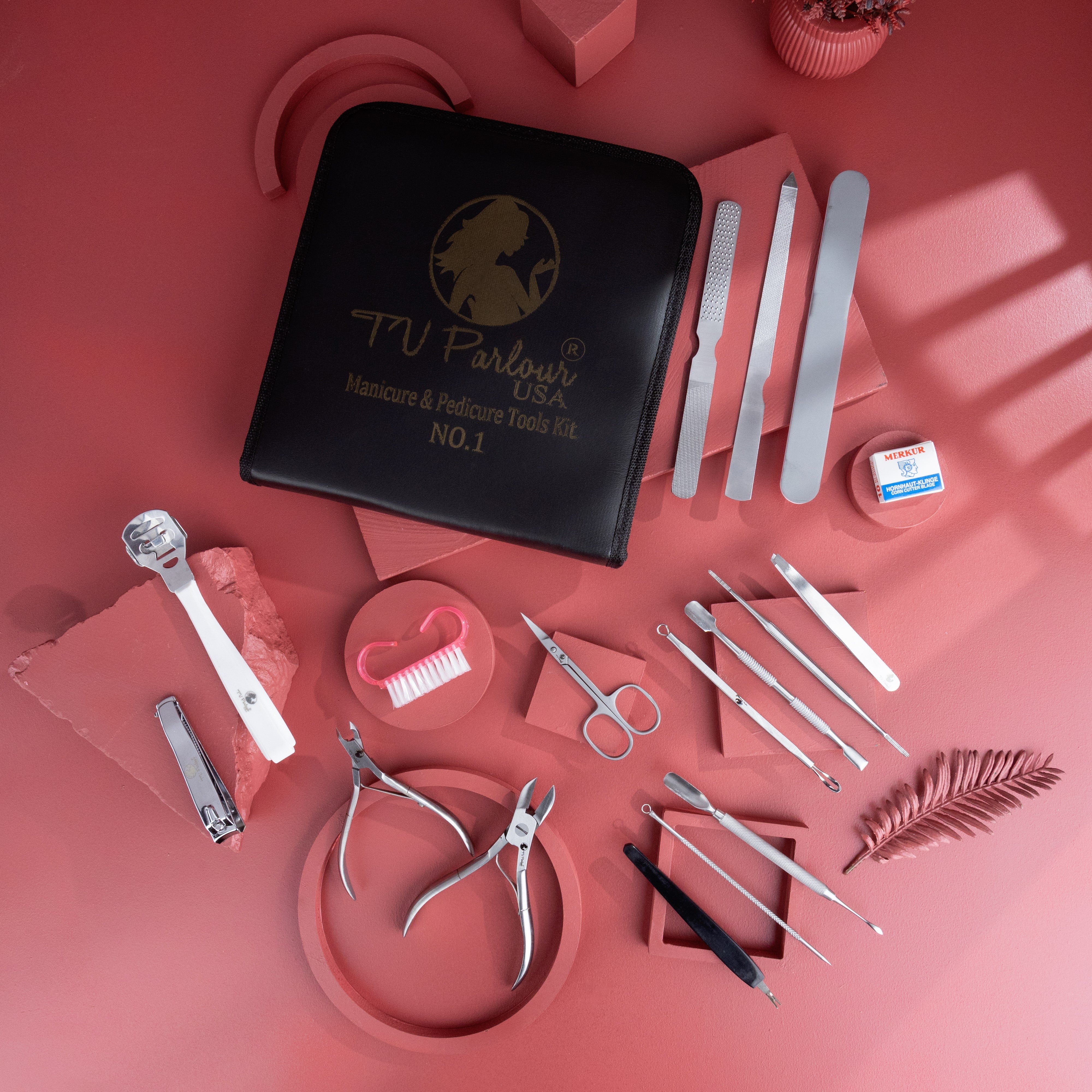 Tv Parlour 17 Pcs Professional Manicure & Pedicure Set #01 - Image 2