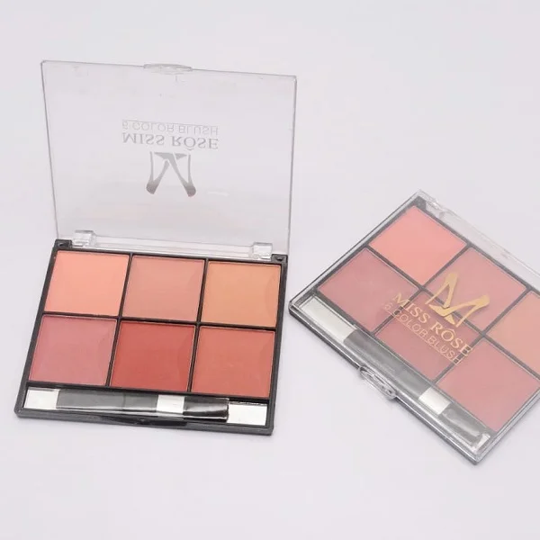 Miss Rose 6 Color Blush Pallete - Image 2