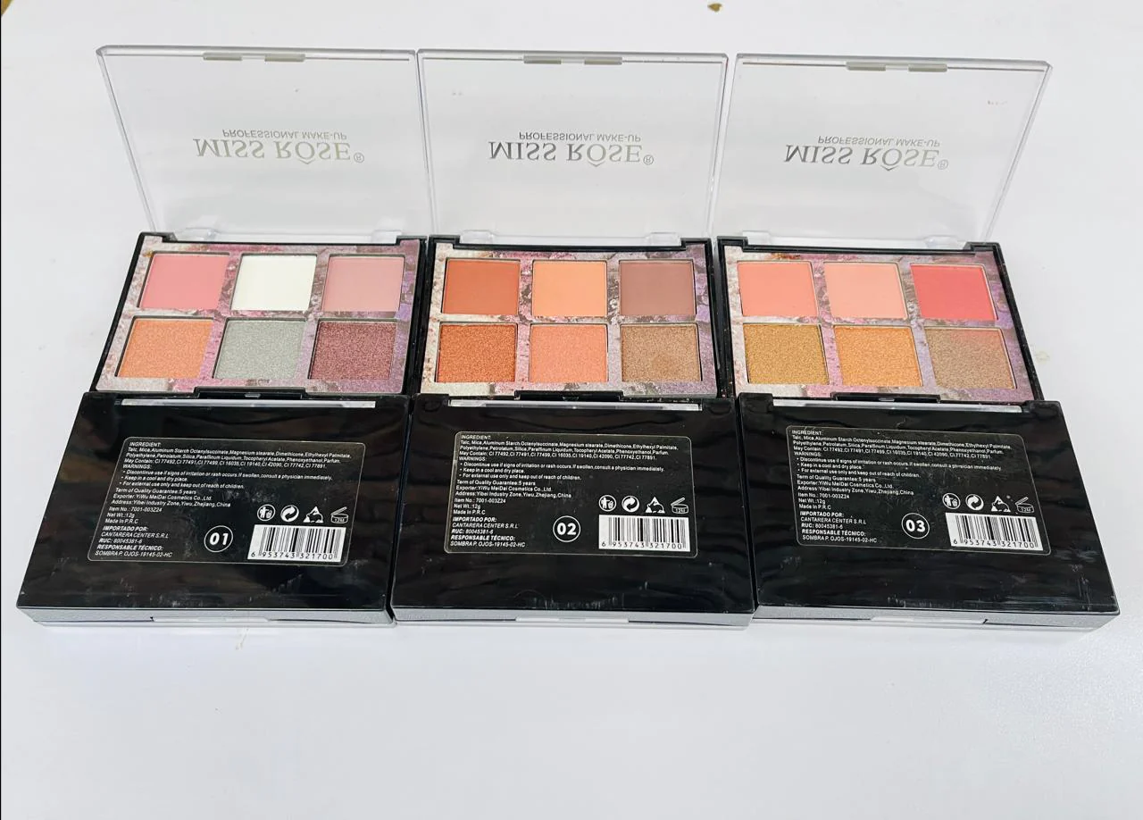 Miss Rose 6 in 1 Eye Shadow Pallete - Image 2