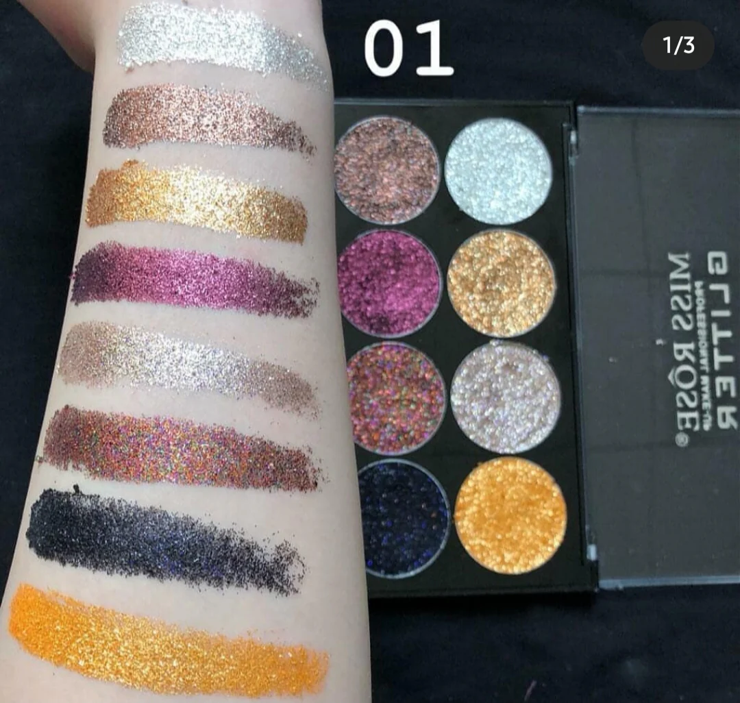 Miss Rose 8 Color Glitter Palette - Image 7