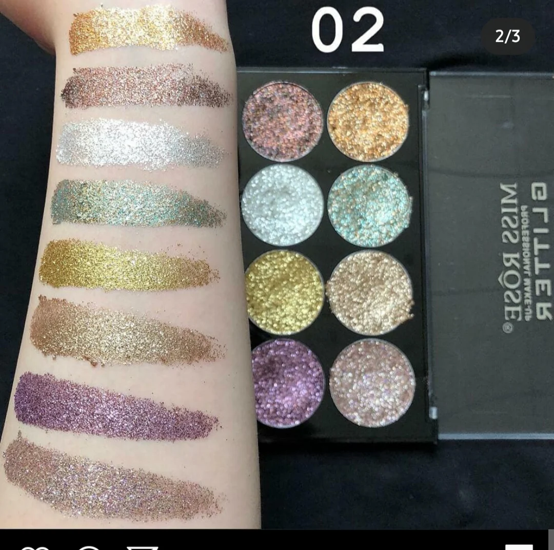 Miss Rose 8 Color Glitter Palette - Image 8