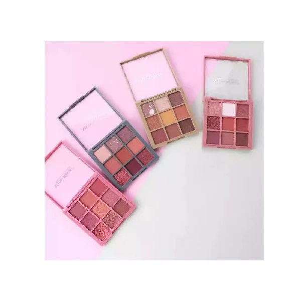 Miss Rose 9 Color Eyeshadow Pallete - Square