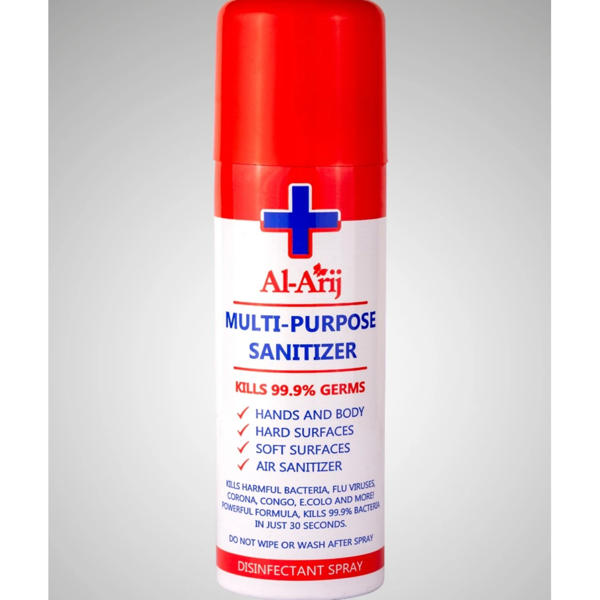 Al Arij Multi Purpose Sanitizer – Disinfectant Spray 200ml - Image 2