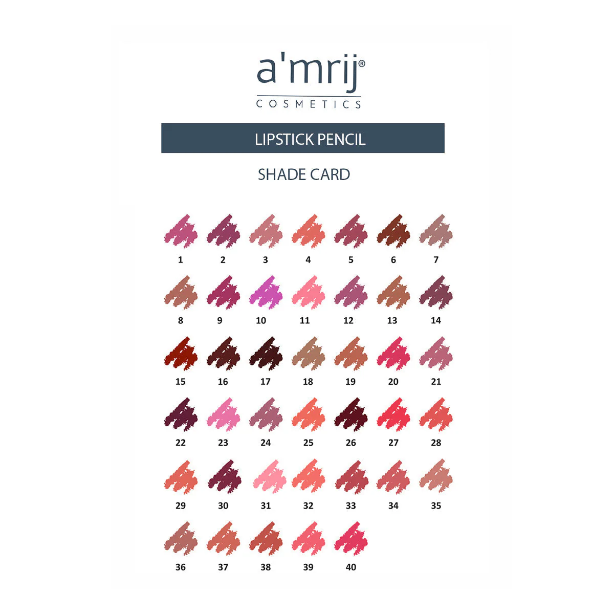 Amrij Cosmetics LIPSTICK PENCIL - Image 2