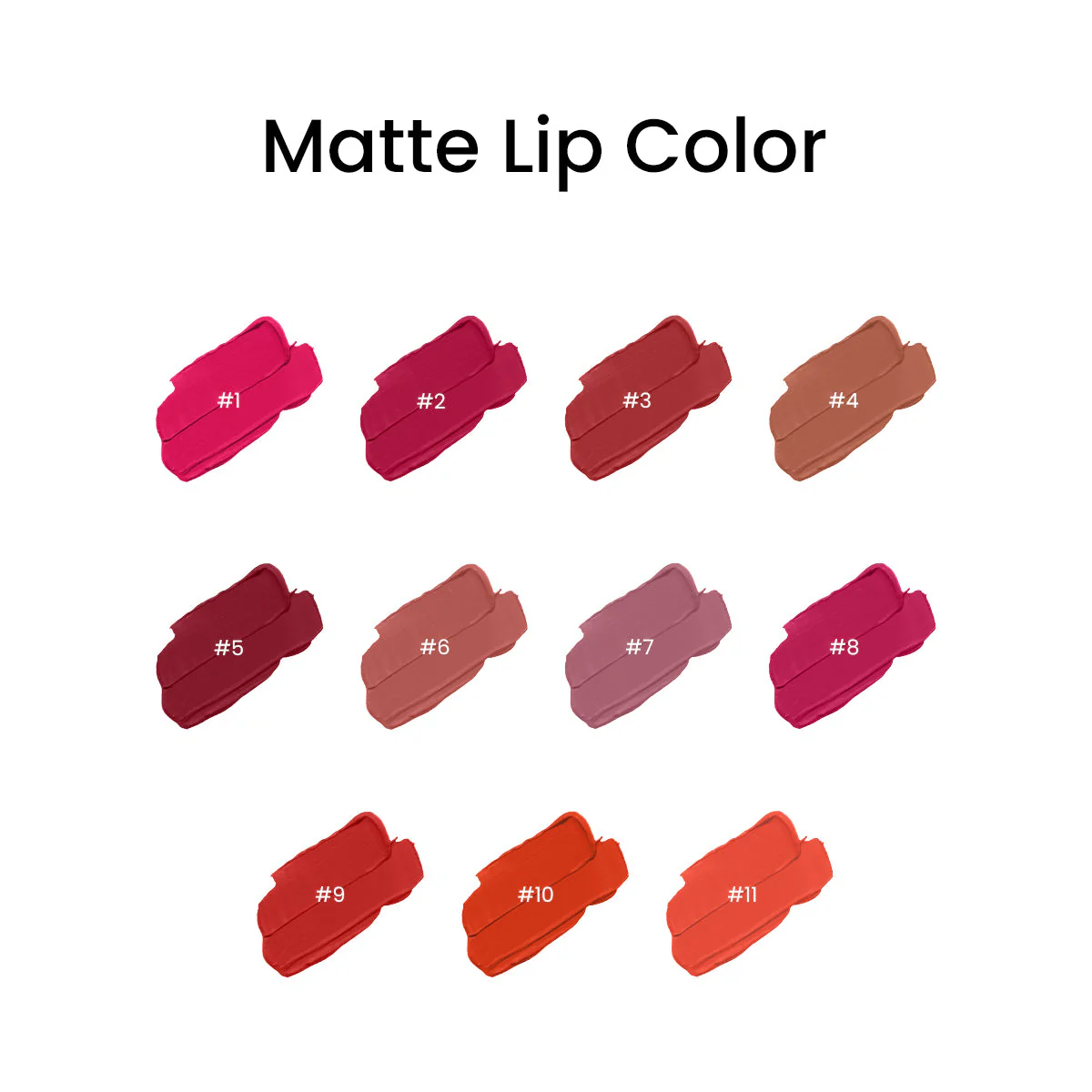 Amrij Cosmetics Matte Lip Color Lip Gloss - Image 20
