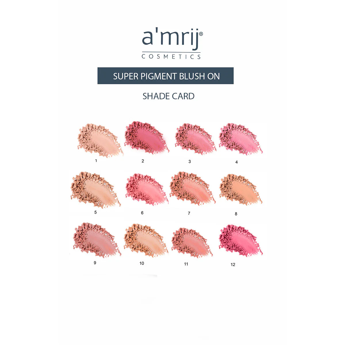 Amrij Cosmetics SUPER PIGMENT BLUSH ON - Image 3