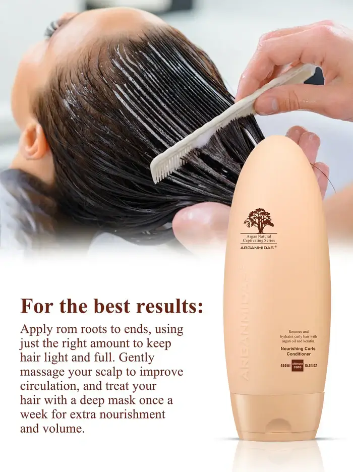Arganmidas Nourishing Curls Conditioner 450 ML - Image 4