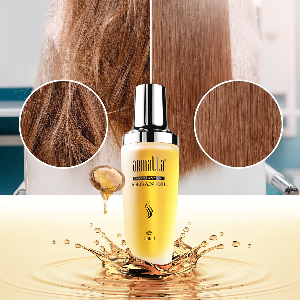 Armalla Natural Moroccan Argan Hair Oil - Image 2