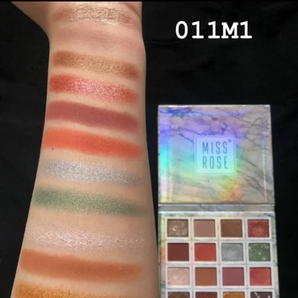 Miss Rose Artistic Premium 16 Color Eye Palette - Image 5
