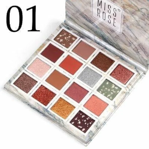 Miss Rose Artistic Premium 16 Color Eye Palette - Image 6