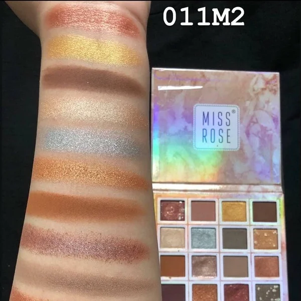 Miss Rose Artistic Premium 16 Color Eye Palette - Image 7