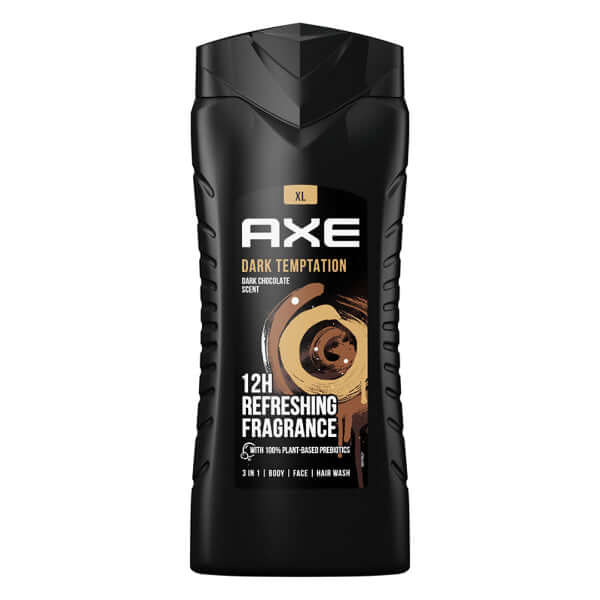 Axe 3 In 1 Dark Temptation Body Wash 400ml - Image 2
