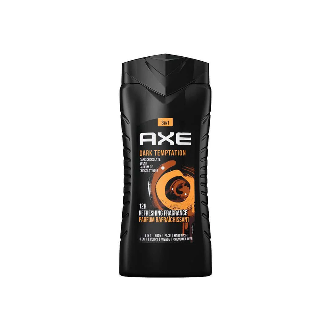 Axe 3In1 Dark Temptation Body Wash 250ml - Image 2