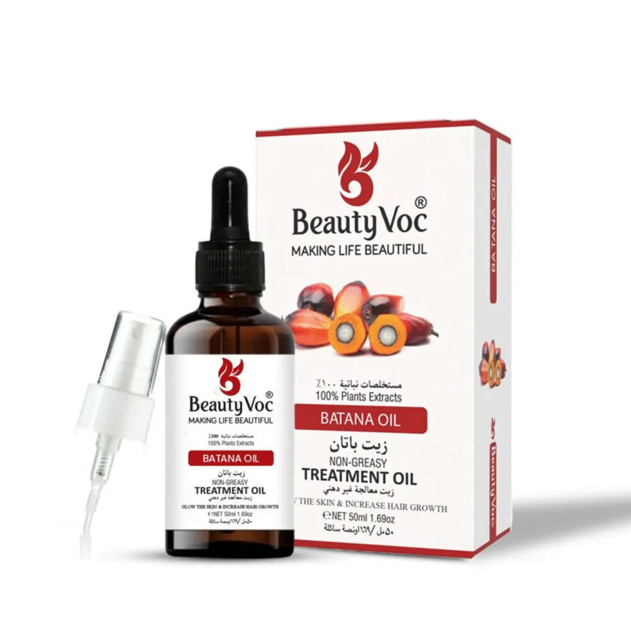 BeautyVoc Batana Treatment Oil 50 ml - Non Greasy | For Skin, Hair & Aromatherapy