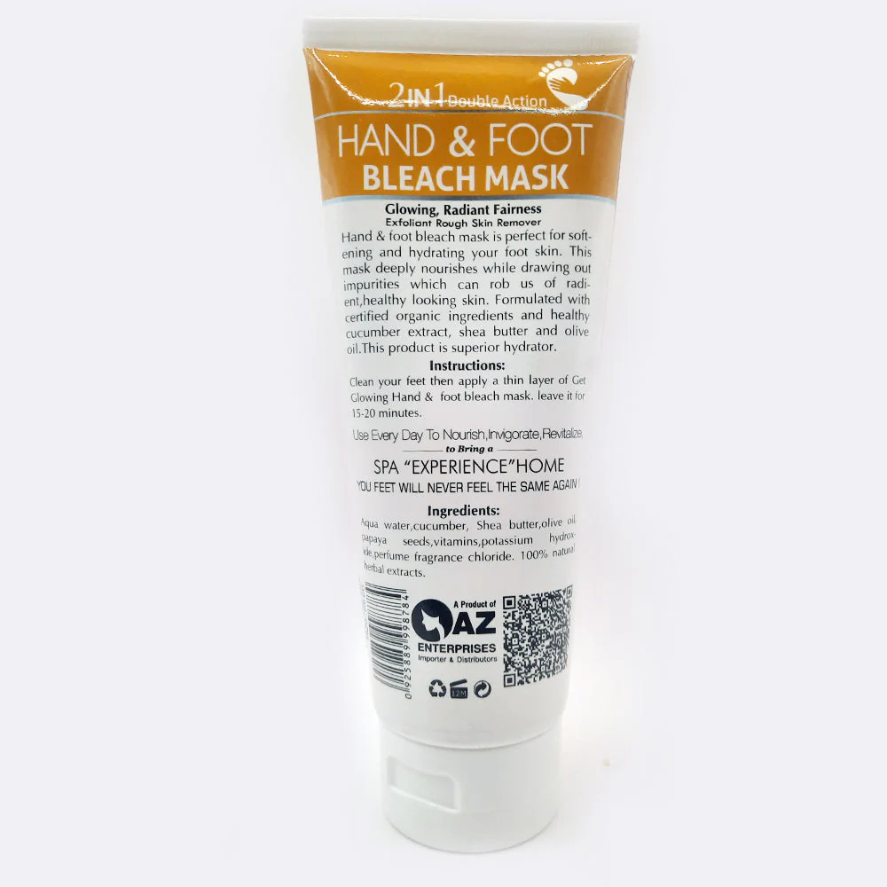 BC+ Hand & Foot 2 in 1 Double Action Bleach Mask 200 GM - Image 2