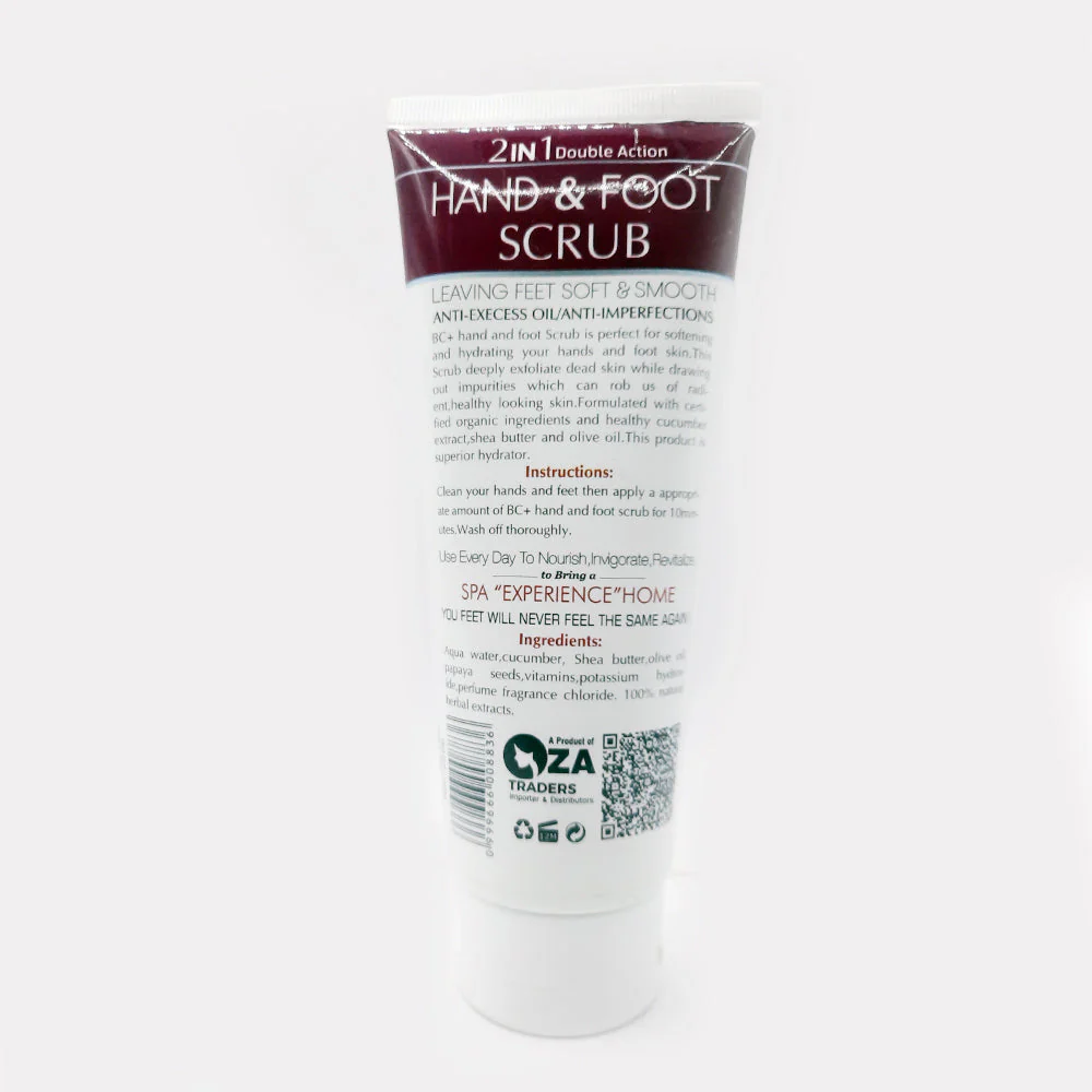 BC+ Hand & Foot 2 in 1 Double Action Scrub 200 GM - Image 2