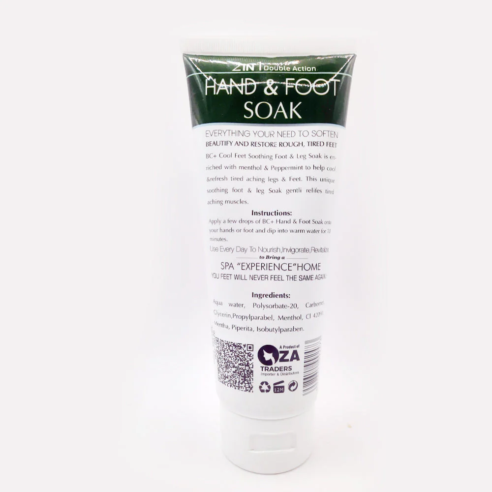 BC+ Hand & Foot 2 in 1 Double Action Soak 200 GM - Image 2