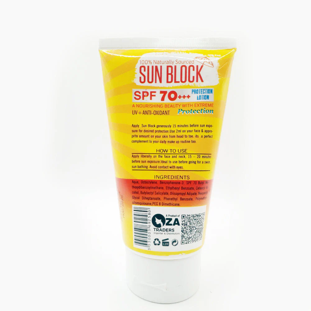BC+ Sunblock Lotion SPF 70+++ UVA & UVB 120 ML - Image 2
