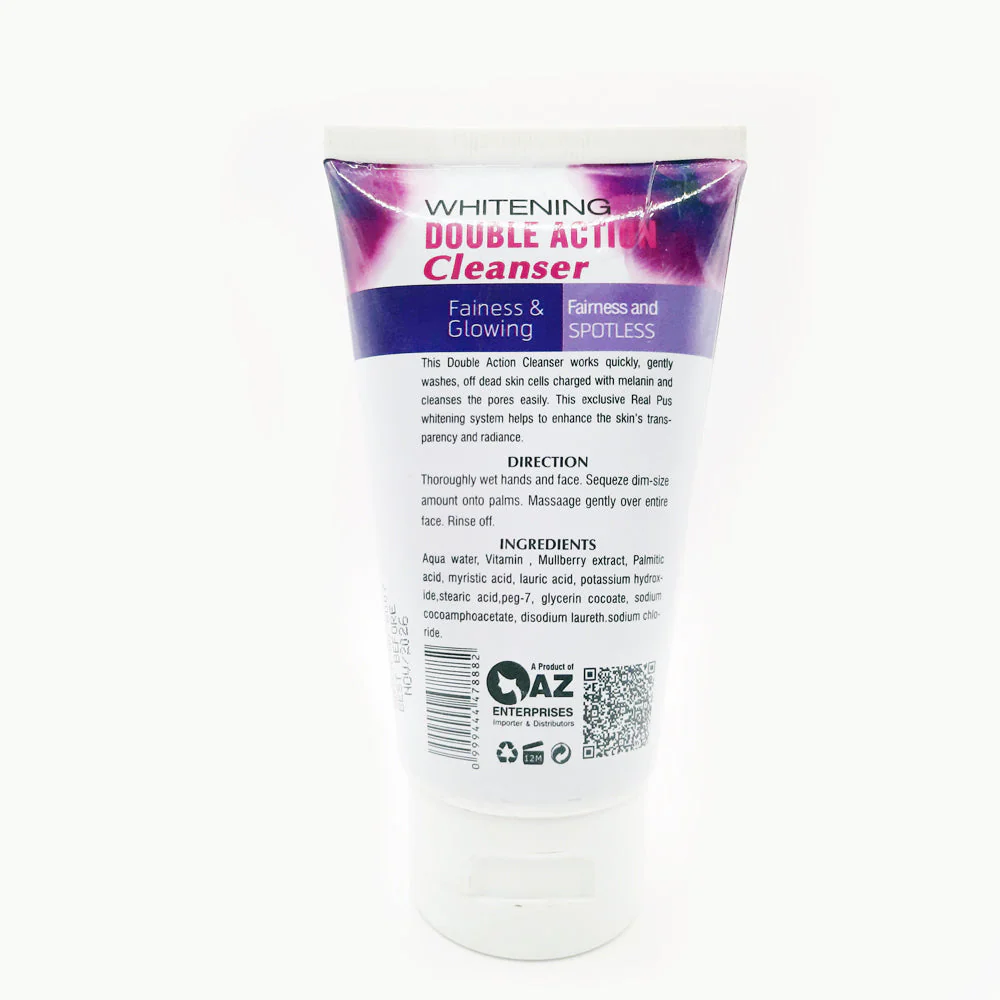 BC+ Whitening Double Action Cleanser 120 ML - Image 2