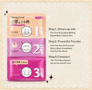 BIOAQUA 3 Steps Nose Blackhead Acne Remover Mask - Image 2