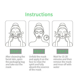 BIOAQUA Algae Moisturizing Face Sheet Mask Improving Dryness Mask - Image 2