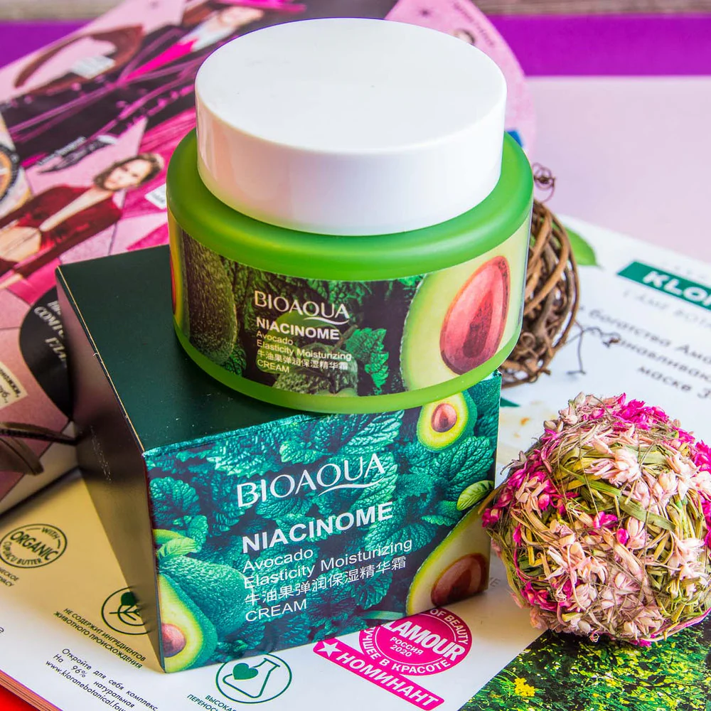 BIOAQUA Avocado Moisturizer-Face Whitening Cream 50gm - Image 2