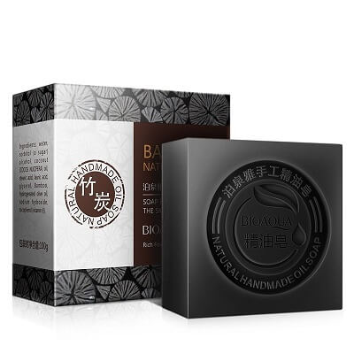 BIOAQUA Bamboo Charcoal Soap Handmade Whitening Soaps