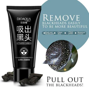 Bioaqua Black Suction Activated Carbon Remove Blackhead Mask (BQY88478) - Image 2