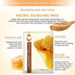BIOAQUA Honey Natural Nourishing Moisturizing Face Sheet Mask - Image 2