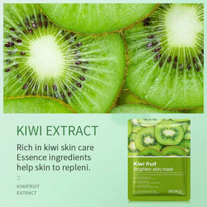 BIOAQUA Kiwi Fruit Brighten Skin Face Sheet Mask - Image 3