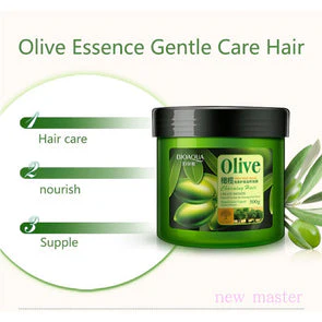 BIOAQUA Olive Hair Keratin Mask For Dry Damaged Hair 500g - Image 2