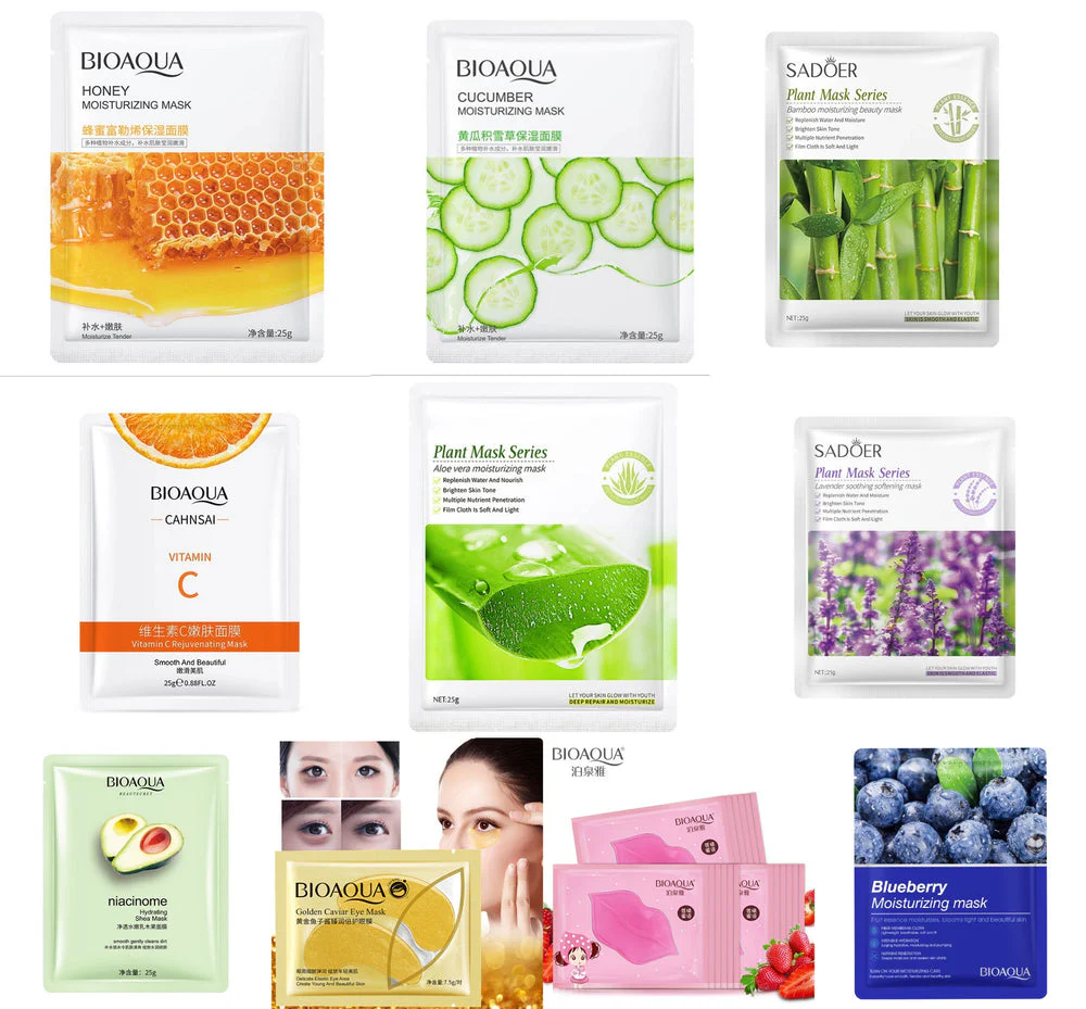BIOAQUA Pack of 10 Moisturizing Face Mask Sheet - Image 9