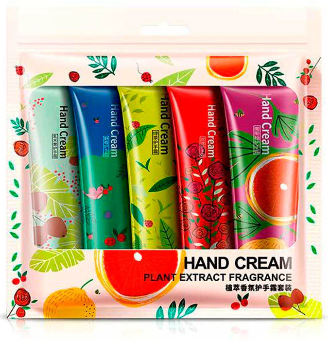BIOAQUA Pack of 5 Plant Extract Moisturizing Hand Cream-Hand Moisturizer - Image 3