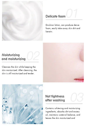 Bioaqua Peach Extract Amino Acid Cleanser 100g - Image 3