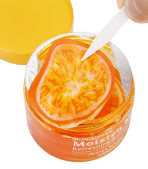 BIOAQUA Vitamin C Orange Moisturizing Eye Mask for Dark Circles 80gm - Image 2