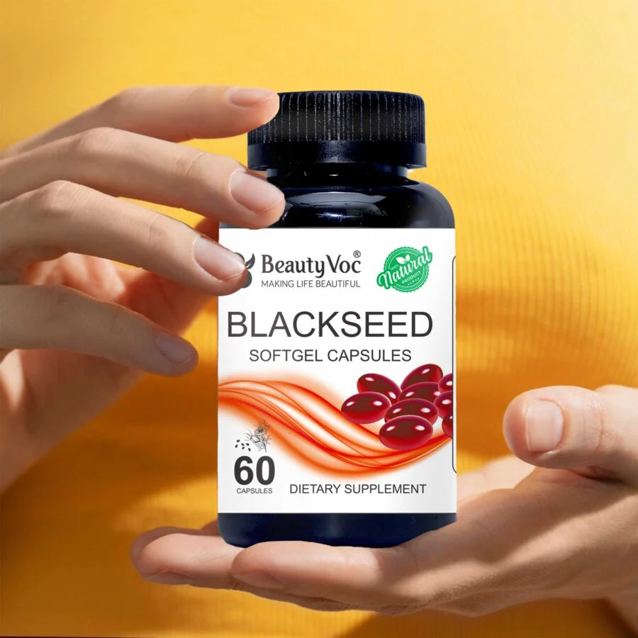 BeautyVoc Black Seed Softgel Capsules | For Immunity, Joint, Heart & Digestive Support | Supplements for Men & Women - Image 3