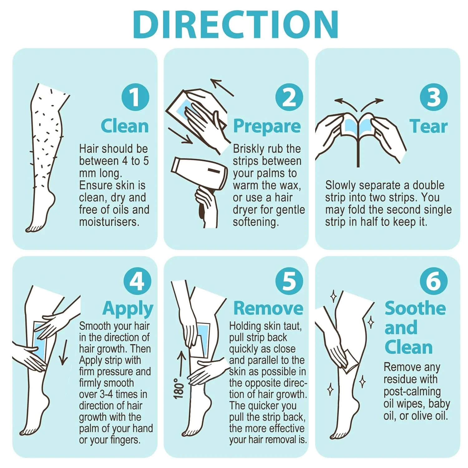 Tv Parlour Body Waxing Strips - 20 Strips - Image 5