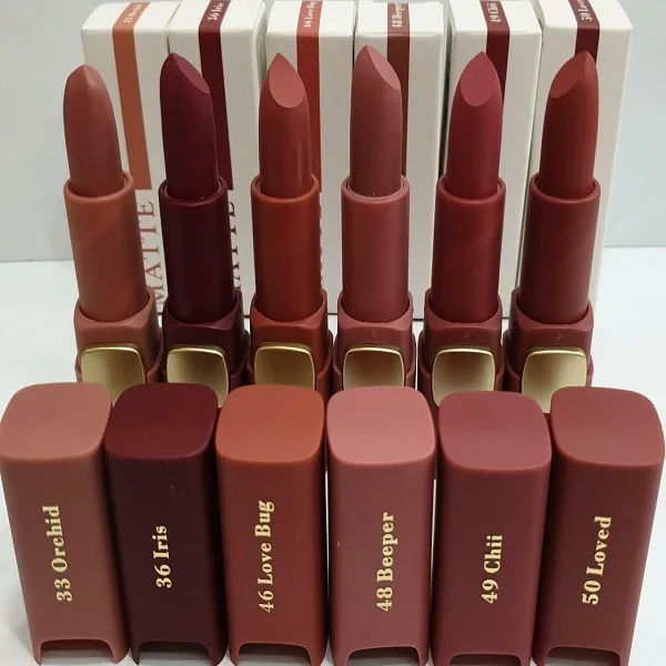 Miss Rose Button Lipsticks - Set of 6 - Image 2