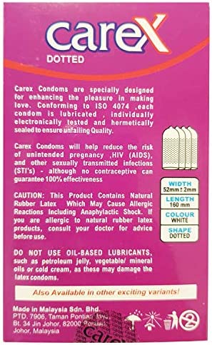 Carex Dotted Ultimate Pleasure 12 Condoms - Image 2