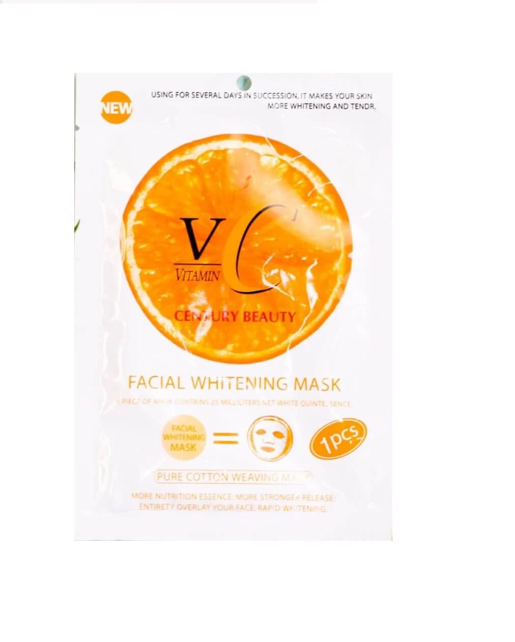 Century Beauty Vitamin C Facial Whitening Mask 1 pcs