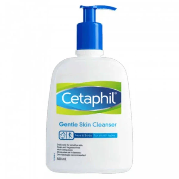 Cetaphil Gentle Skin Cleanser Face & Body For All Skin Types 500mL