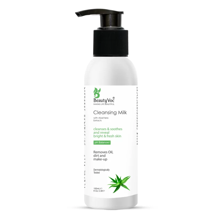 BeautyVoc Cleansing Milk 150 ml - Makeup Remover & Daily Cleanser