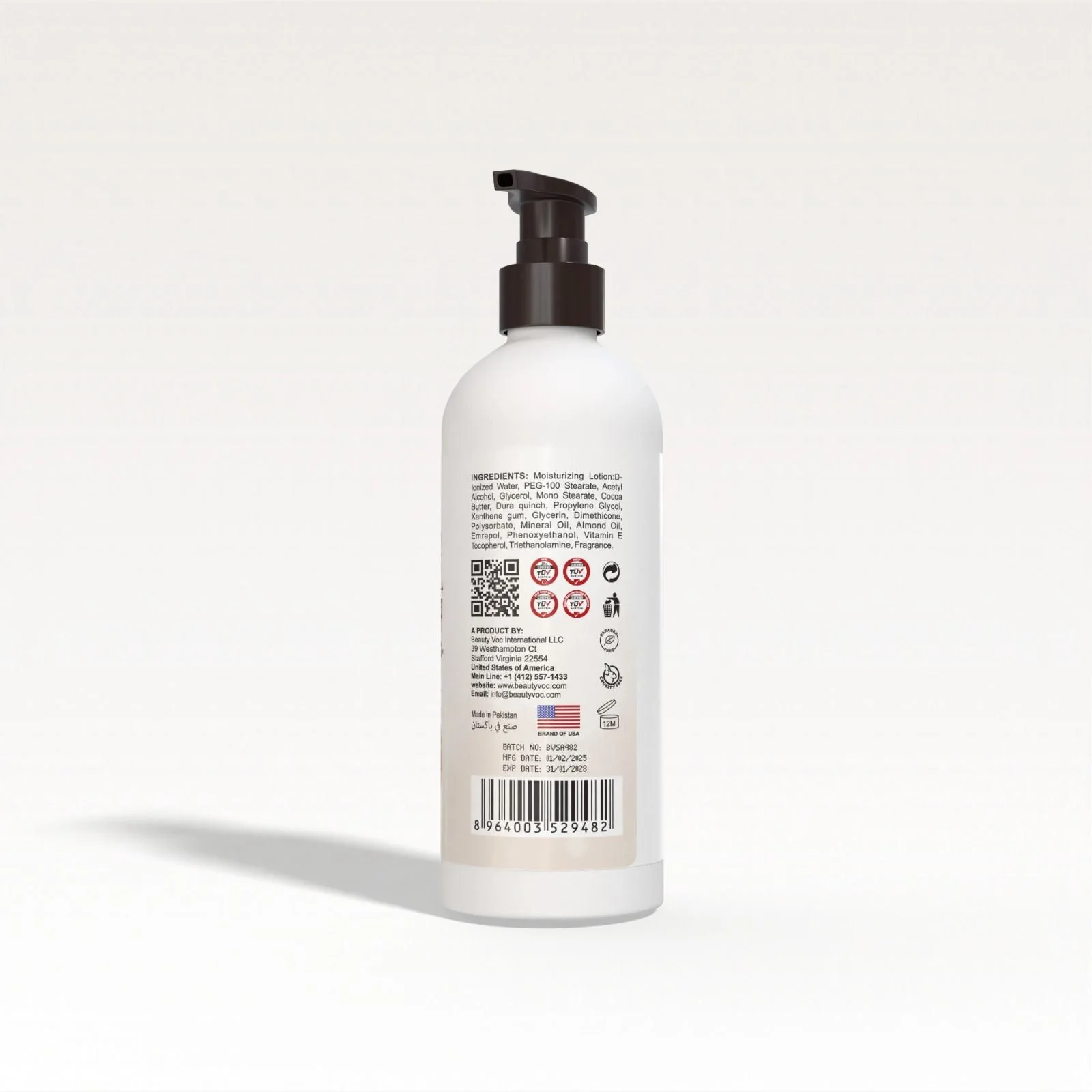 BeautyVoc Cocoa Butter Face & Body Lotion 150 ml | Best for Dry Skin| Deep Moisturizing | Non-Greasy | Perfect for Daily Use - Image 4