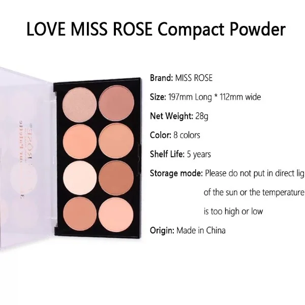 Miss Rose Contour and Compact Palette - Image 4